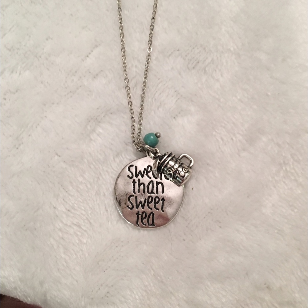 Sweeter Than Sweet Tea Necklace and Earring